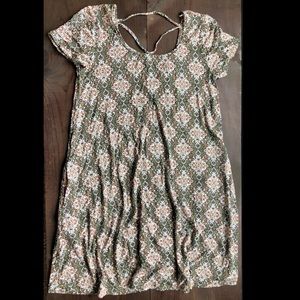 Patterned swing dress